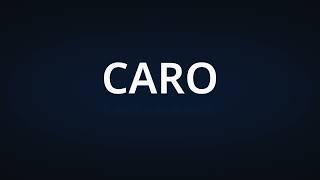 Let us introduce CARO [upl. by Eisse]