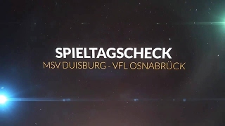 Spieltagscheck MSV Duisburg gegen VfL Osnabrück [upl. by Kcerb]