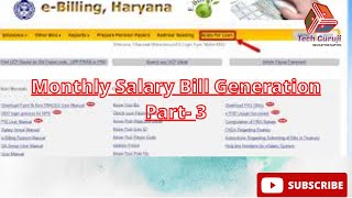 How to Generate Monthly Salary Generation part 3  How to Digital Sign the salary Bills [upl. by Atahs974]