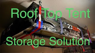 Roof Top Tent Storage Solution  The Cheap and Easy Way [upl. by Yentuoc686]