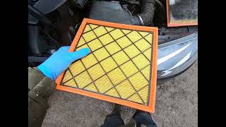 Air Filter Change Vauxhall Zafira [upl. by Eah978]