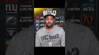 Steelers Fan 2024 Week 13 NFL Picks NFL Shorts [upl. by Atonsah496]