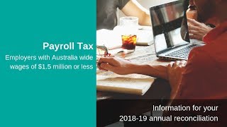 201819 Annual Reconciliation Australia wide wages of 15 million or less [upl. by Haikezeh527]