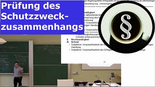 Prüfung des Schutzzweckzusammenhangs [upl. by Ekard]