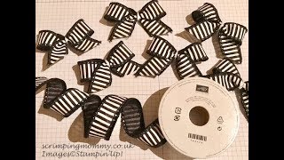 Christmas crafts mini wired bows in minutes [upl. by Roque762]