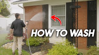 How To Pressure Wash A House [upl. by Farant]