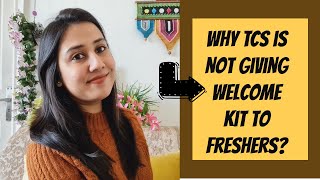 Why TCS is not giving welcome kit freshers  Thelady Saga  Megha Goyal [upl. by Raskind86]