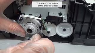 How to take apart Epson inkjet printer XP 2100 [upl. by Wende]