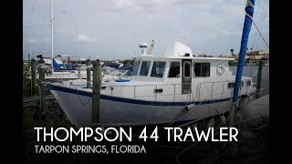 SOLD Used 1977 Thompson 44 Trawler in Tarpon Springs Florida [upl. by Eanore]