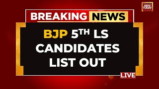 LIVE  BJP Releases 5th Lok Sabha Candidates List Kangana Ranaut Gets BJP Ticket Varun Gandhi Out [upl. by Pettifer]