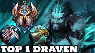 Wild Rift Draven  Top 1 Draven Gameplay Rank Challenger [upl. by Laurene]