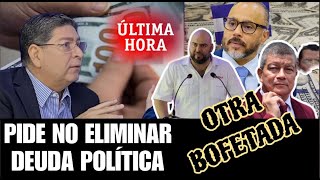 BOFETADA AL PUEBLO ARAUJO RECHAZA QUITAR LA DEUDA POLITICA Y PIDE QUE SIGAMOS PAGANDO LA CAMPAÑA [upl. by Ahsekat222]