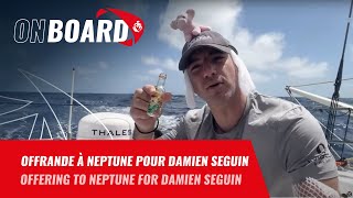 Offrande à Neptune pour Damien Seguin  Vendée Globe 2024 [upl. by Einegue]