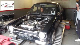 Mk1 Escort ST170 Turbo 350bhp  Rolling Road Mapping  MTech Automotive [upl. by Amice873]