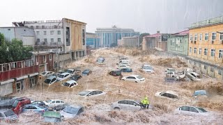 Catalonia Spain Today Storm Floods Swept Away Many Homes Cars in Barcelona [upl. by Aleksandr327]