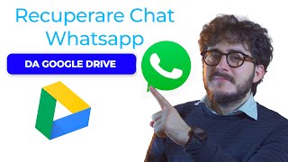 Come scaricarerecuperare le Chat WhatsApp da Google Drive  Guida Android [upl. by Ylerebmik]