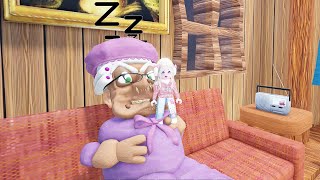 WOW 🙄 EVIL GRANDMA ESCAPE FIRST PERSON OBBYFULL WAIKTHROUGH GAMEPLAY [upl. by Lebyram]