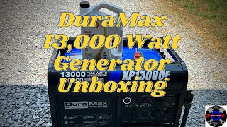 DuraMax KP13000E 13000 Watt Generator Unboxing [upl. by Ria246]