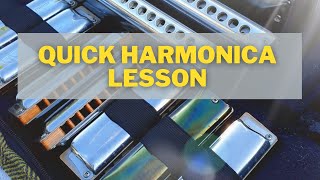 Quick harmonica lesson Playing double stops on jazz chromatic [upl. by Darius]