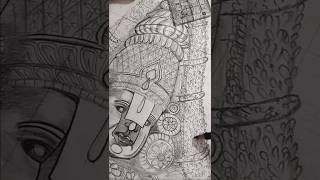 Lord venkateswara art lord balaji drawing gods sketch pencil art trending shorts [upl. by Horatius]