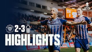 HIGHLIGHTS  BLACKPOOL 23 NOTTINGHAM FOREST  THE EMIRATES FA CUP 3RD ROUND REPLAY [upl. by Nuarb]