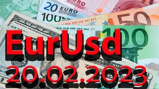 Валютная пара евро доллар Eur Usd График движения цены на 20022023 [upl. by Alegre]