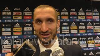 Juve Chiellini quotDue partite in una abbiamo saputo soffrire per i tre puntiquot [upl. by Seravart952]