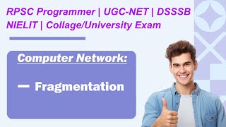 Fragmentation in Computer Network  Computer Network Tutorial [upl. by Animrac]