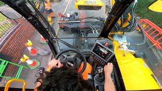 Pothole Patching and resurfacing repair in cab with the JCBmachines Pothole Pro [upl. by Elokin996]