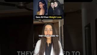 Sara Ali Khan Weight Loss saraalikhan bollywood ytshorts shortvideo youtube weightloss diet [upl. by Atsira173]