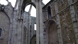 interior Convento do CarmoLisboa [upl. by Ellenet177]