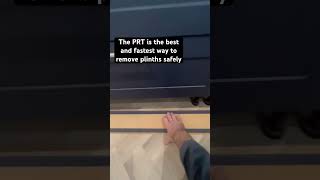 The Plinth removal tool is the best and fastest way to remove plinths safely diy kitchen [upl. by Mona]