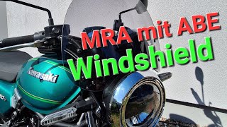 Windige Sache MRA Windschild mit ABE an die Z650 RS montieren [upl. by Ydroj]