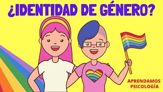 ¿Qué es Identidad de Género [upl. by Verlee]