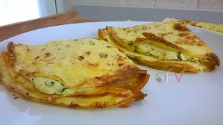 CRESPELLE CON MOUSSE DI GAMBERETTI RICOTTA E ZUCCHINE  Buono Facile Veloce [upl. by Enimrac171]