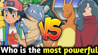 Ash vs Tobias  Blastoise vs Charizard  ash ultimate Pokemon  Pokemon in Hindi [upl. by Alexandre]