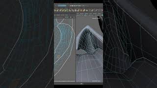 UV unwrap Timelapse retopology 3dmodeling mayamodeling [upl. by Peugia]