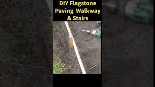 DIY Landscaping Episodes Weekly Flagstone Paving Seriesshorts [upl. by Aubrette]