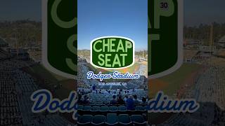 I found the single worst seat at Dodger Stadium home of the Los Angeles Dodgers mlb baseball [upl. by Boyes]