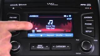 KIA Uvo System Jukebox Mode Overview [upl. by Nils465]