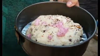 BEST Dessert Damper simple camp oven cook up [upl. by Ehling]