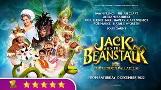 5★ REVIEW Jack and the Beanstalk Pantomime LONDON PALLADIUM 2022 [upl. by Zinah]