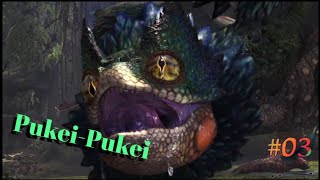 Cacei o PukeiPukei Monster Hunter World EP03 [upl. by Rosalee]