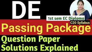 DE Passing PackageDigital Electronics Important Questionsamp AnswersDiploma Exam Preparationdiploma [upl. by Yhtur]