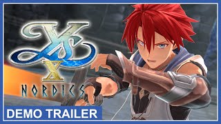 Ys X Nordics  Demo Trailer Nintendo Switch PS4 PS5 PC [upl. by Battat897]