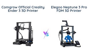 Creality Ender 3 vs ELEGOO Neptune 3 Pro 3D Printer Comparison 🔄🖨️ [upl. by Ellon]