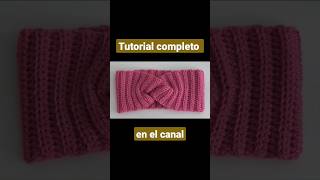 Diadema a crochet tipo turbante tutorial subido 😄 [upl. by Highams]