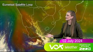 02 July 2024  Vox Weather Forecast powered by Stage Zero [upl. by Reseda]