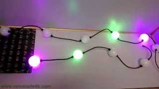 DMX controller round LED Christmas light [upl. by Katharine306]