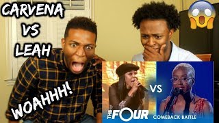 Carvena Jones vs Leah Jenea Two STUNNING Vocal Performances WOW  S2E7  The Four [upl. by Eniledam268]